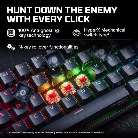HyperX Alloy Origins 65 Red PBT US Klavye