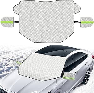 Noosverl Scheibenabdeckung Auto - 190x107cm Schutz Gegen Schnee Und Eis