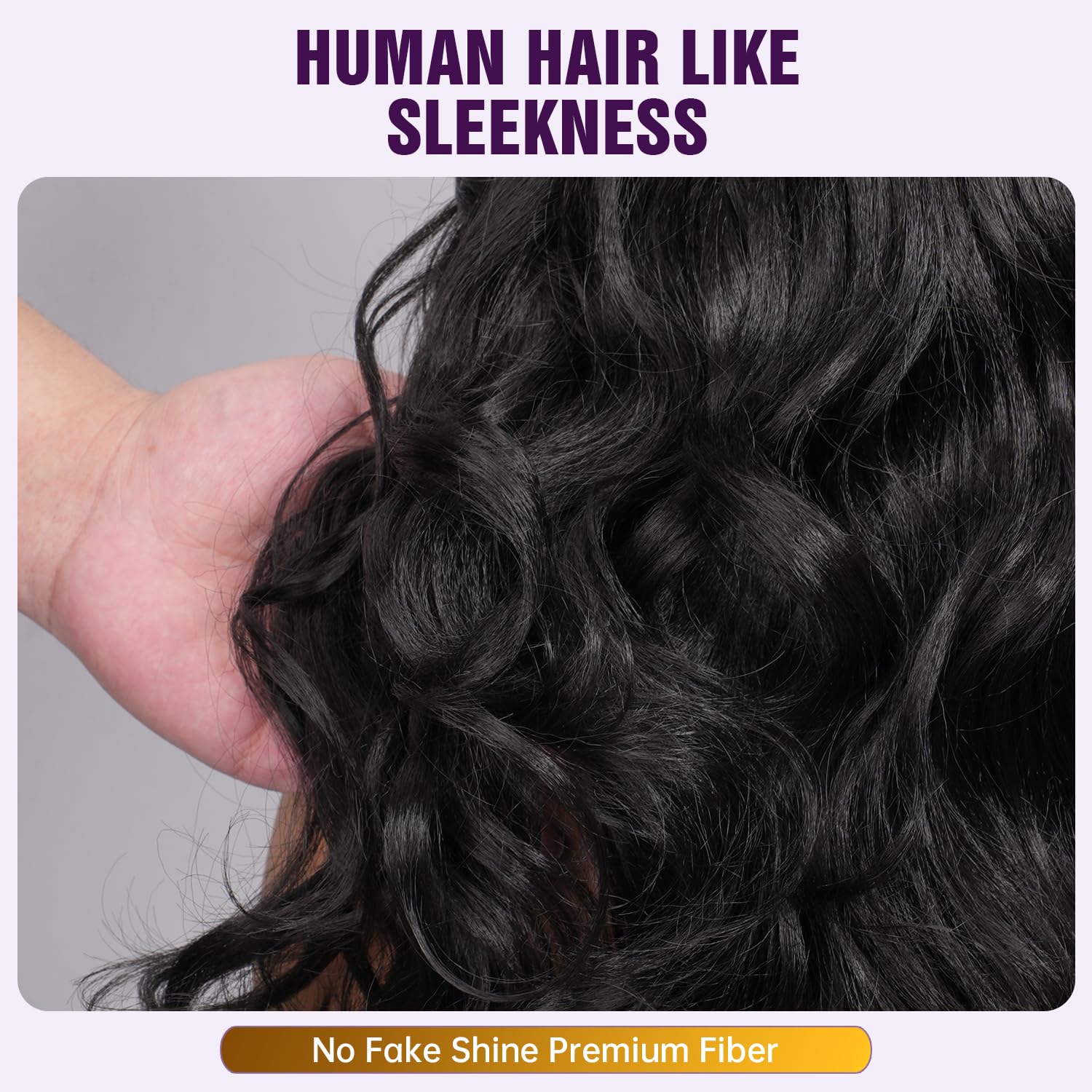 Glueless Wigs HD Transparent Lace,Wear and Go Synthetic Wig,C Part,180% Density Body Wave with Baby Hair,Pre-Plucked Frontal Wigs for Women 20 Inch,Natural Hairline,Breathable Wig Cap