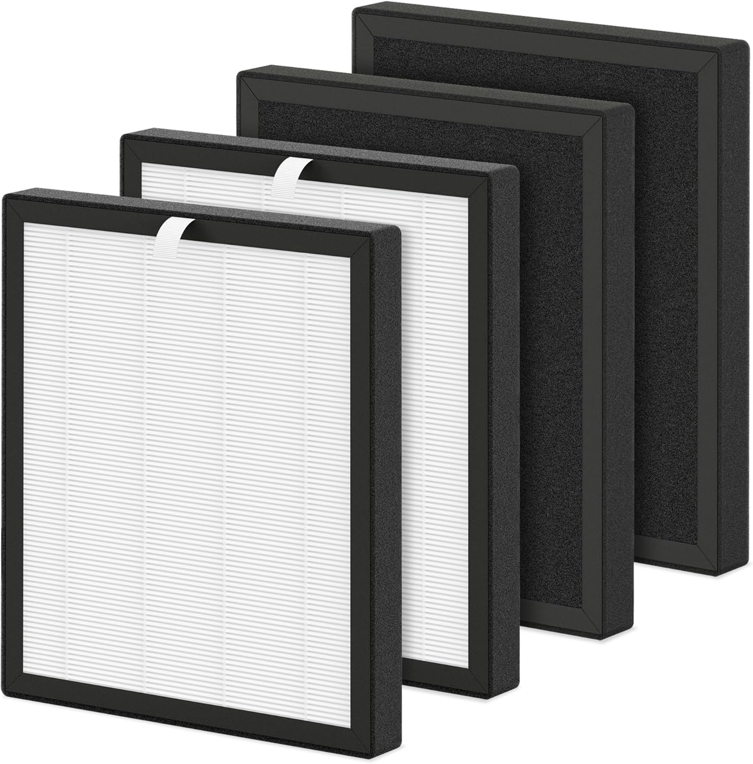 ZX001 Replacement filters Compatible with Anegoe ZX001 Air Cleaner Purifier for Home Large Room Up to 2500 Ft², 4 Pcs 2 Sets