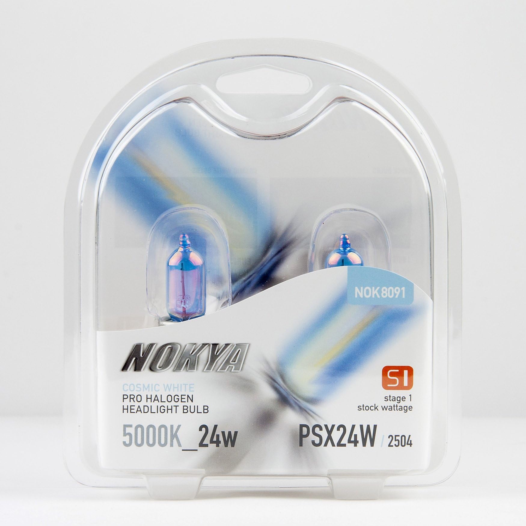 PSX24W 2504 12276 Headlight Bulbs - Cosmic White 5000K 24W, QTY=2, NOK8091