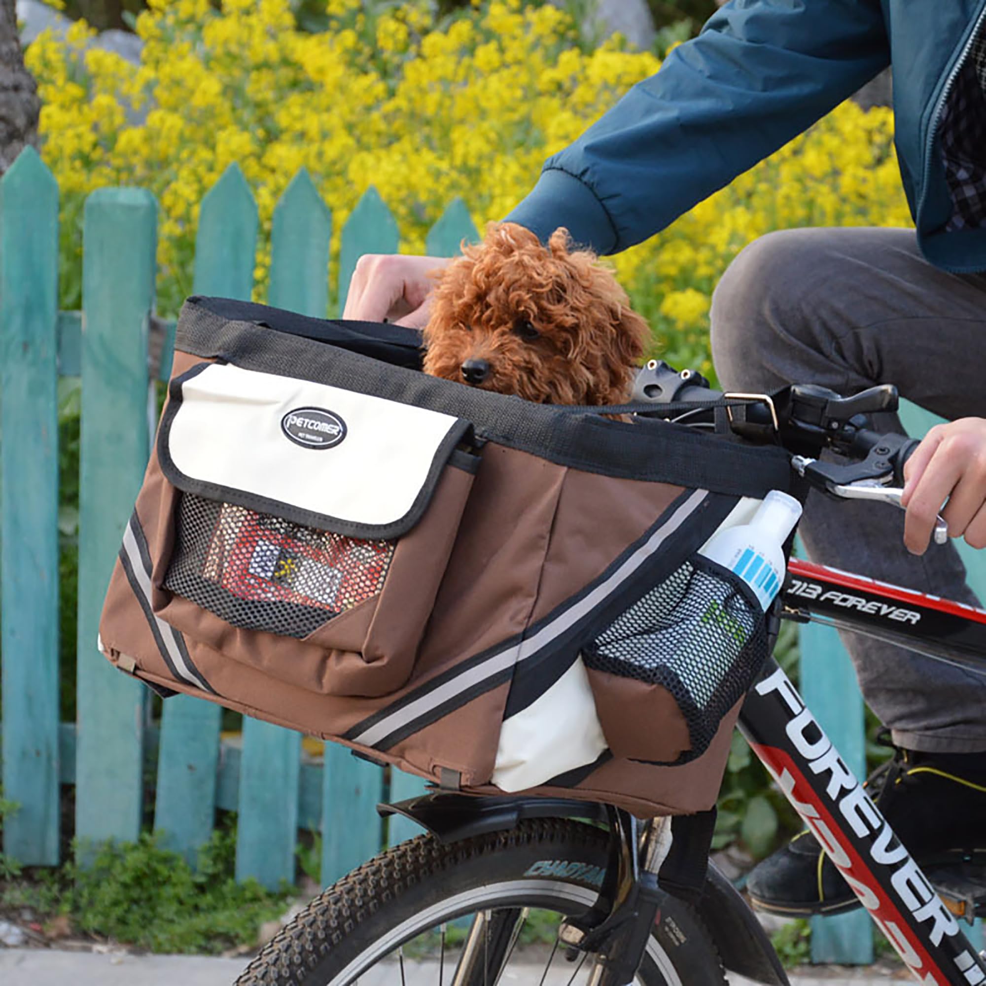 Amazon.co.jp: 犬 キャリーバック サイクリング 10kg以内犬用 脱着式 