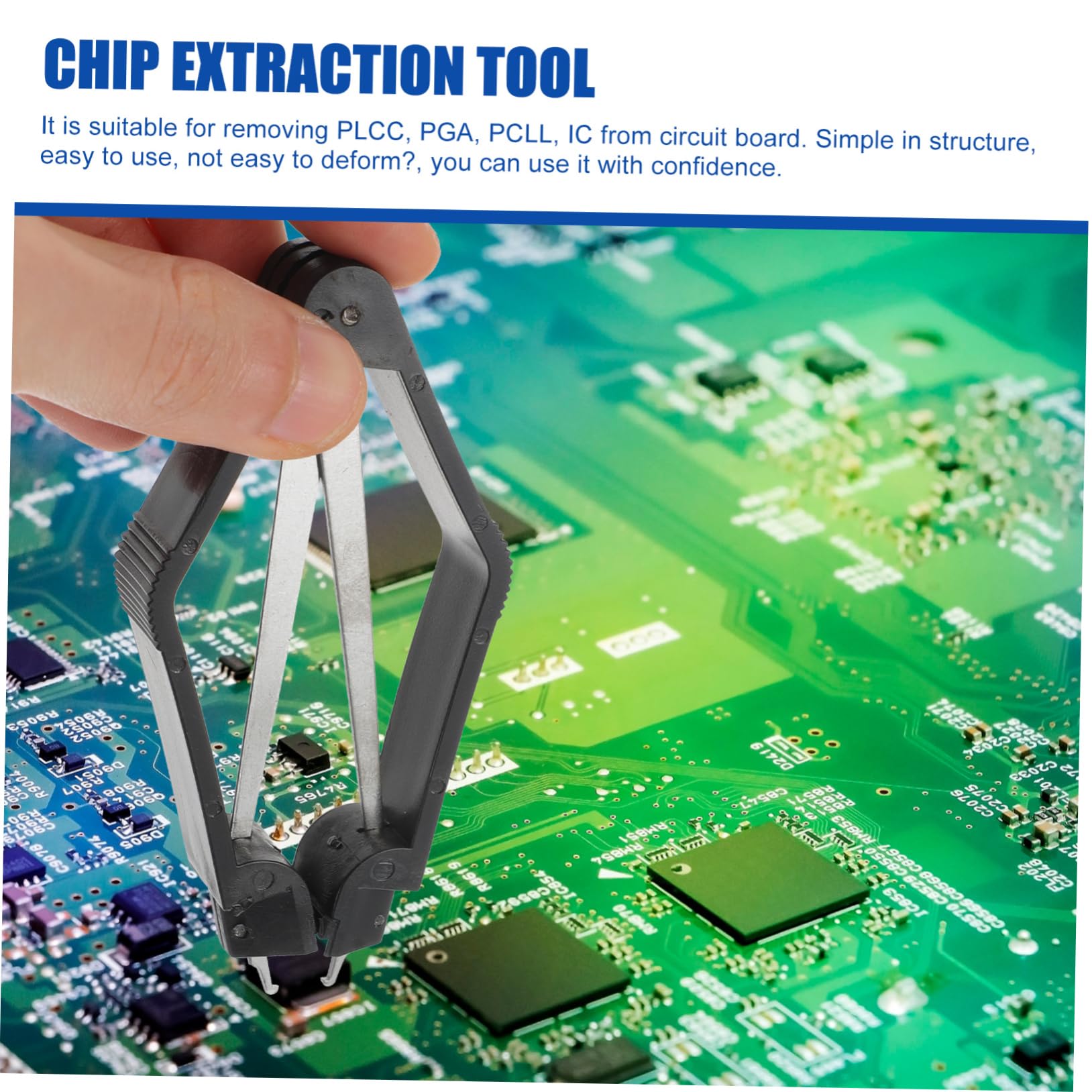 LALAFINA Component Puller Supply Insulated Chip Extraction Puller Tool for Tv/dvd/pc Maintenance