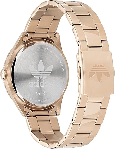 Miniatura 4 de adidas Reloj de pulsera de acero inoxidable en tono oro rosa (Modelo AOFH220642I), Oro Rosa, Classic