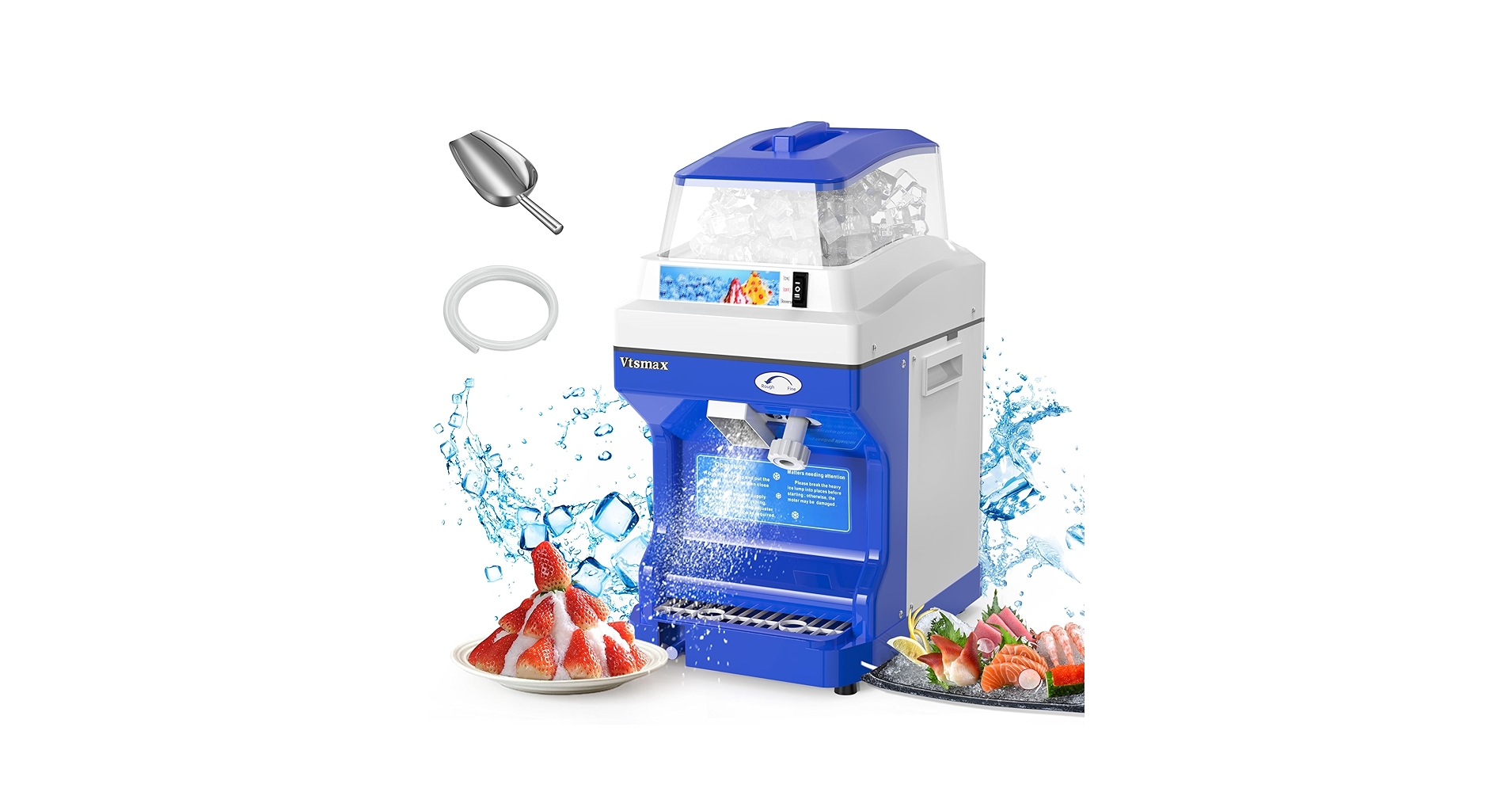 Amazon.com: Vtsmax Electric Shaved Ice Machine, 300W Ice