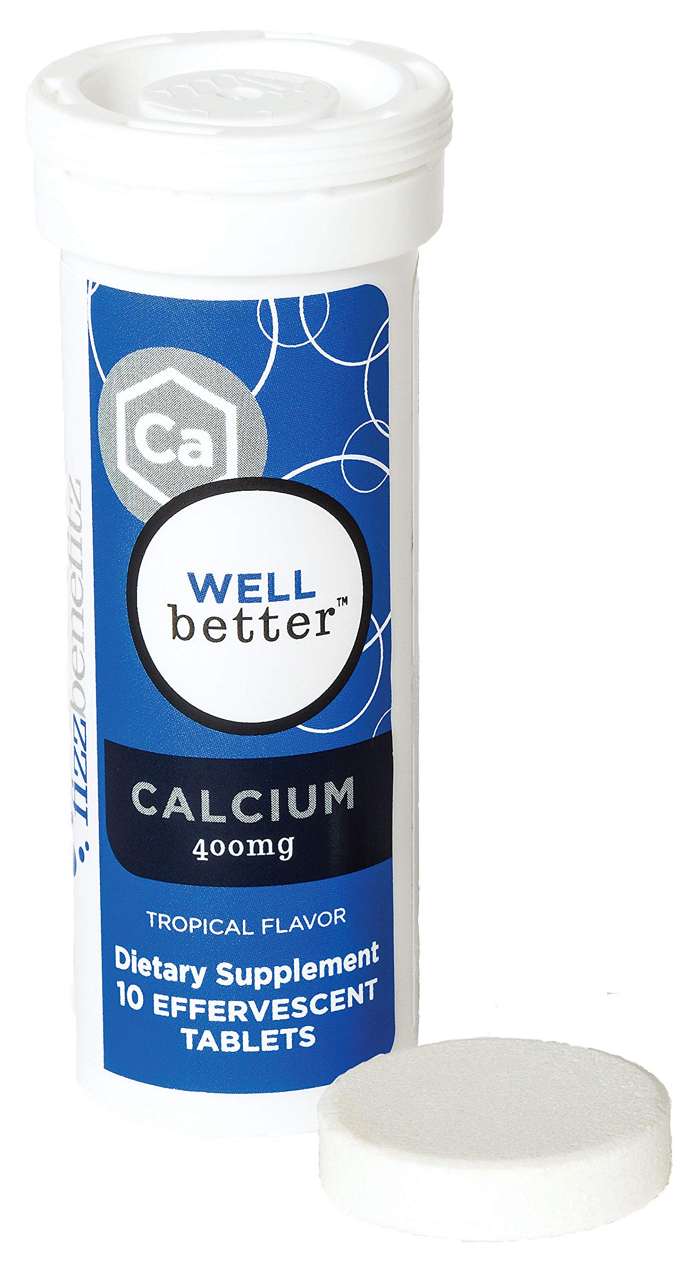 Buy FizzBenefitz Calcium Carbonate Dissolvable Supplement with Tropical