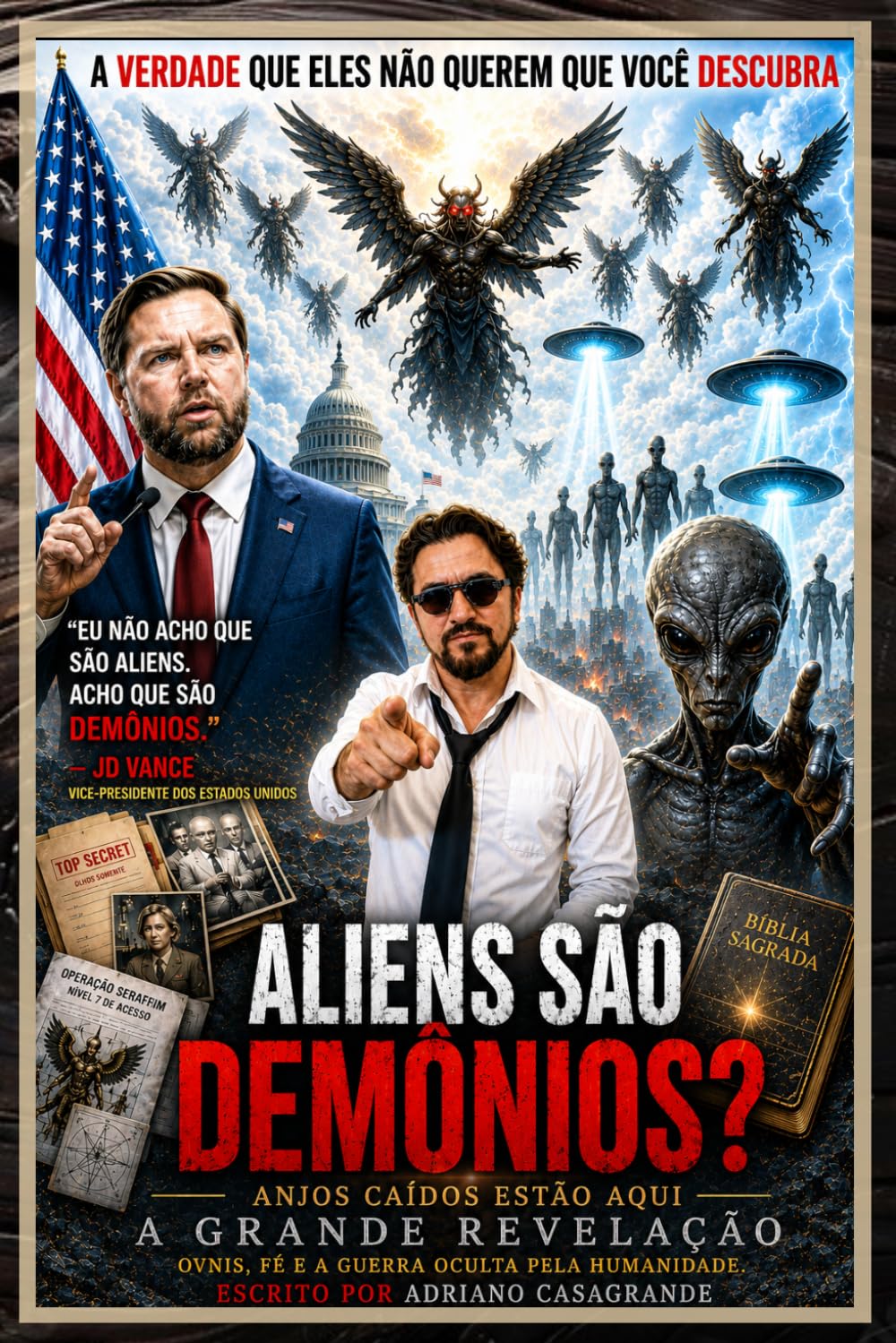 ALIENS SÃO DEMÔNIOS?: Anjos caídos estão aqui: OVNIs, fé e a guerra oculta pela humanidade