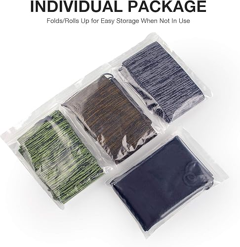 Miniatura 5 de 4Pcs Gun Socks for Rifles and Shotguns, Silicone Treated Knit 52 x 4.5 In Gun Sock Elastic Design for Gun Storage Hunting and Shooting Accessories,