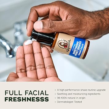 Dr. Squatch Natural Post Shave and Shave Butter for Men (2-Pack)