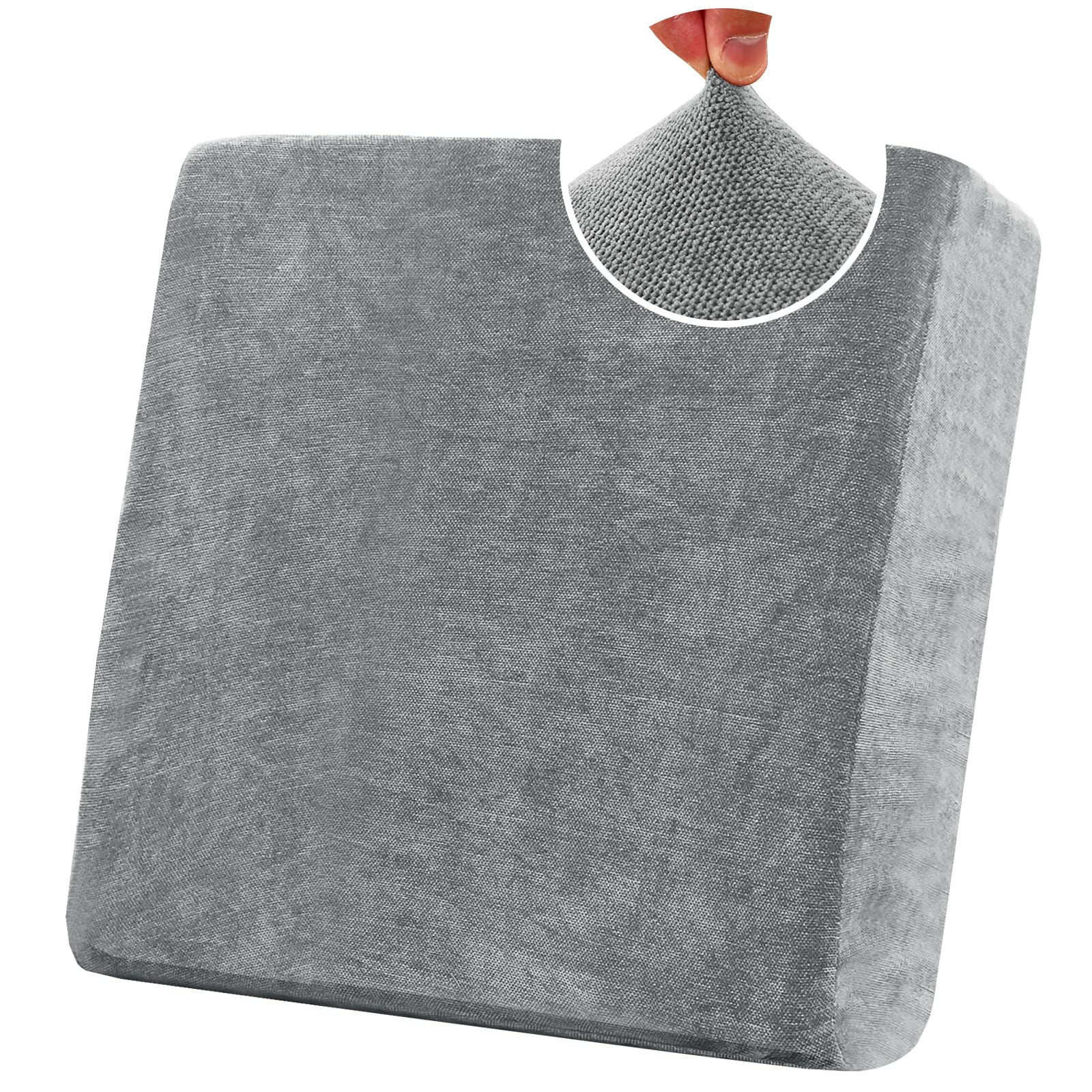 BXFUL Stretch Sofa Seat Cushion Covers, Chenille Sofa Cushion Slipcovers