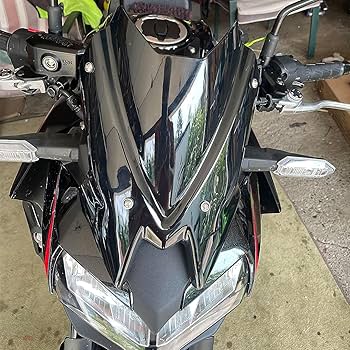 Amazon.com: Midimttop Motorcycle Windshield fit for Z650 Z-650 Z Amazon.com: Midimttop Motorcycle Windshield fit for Z650 Z-650 Z