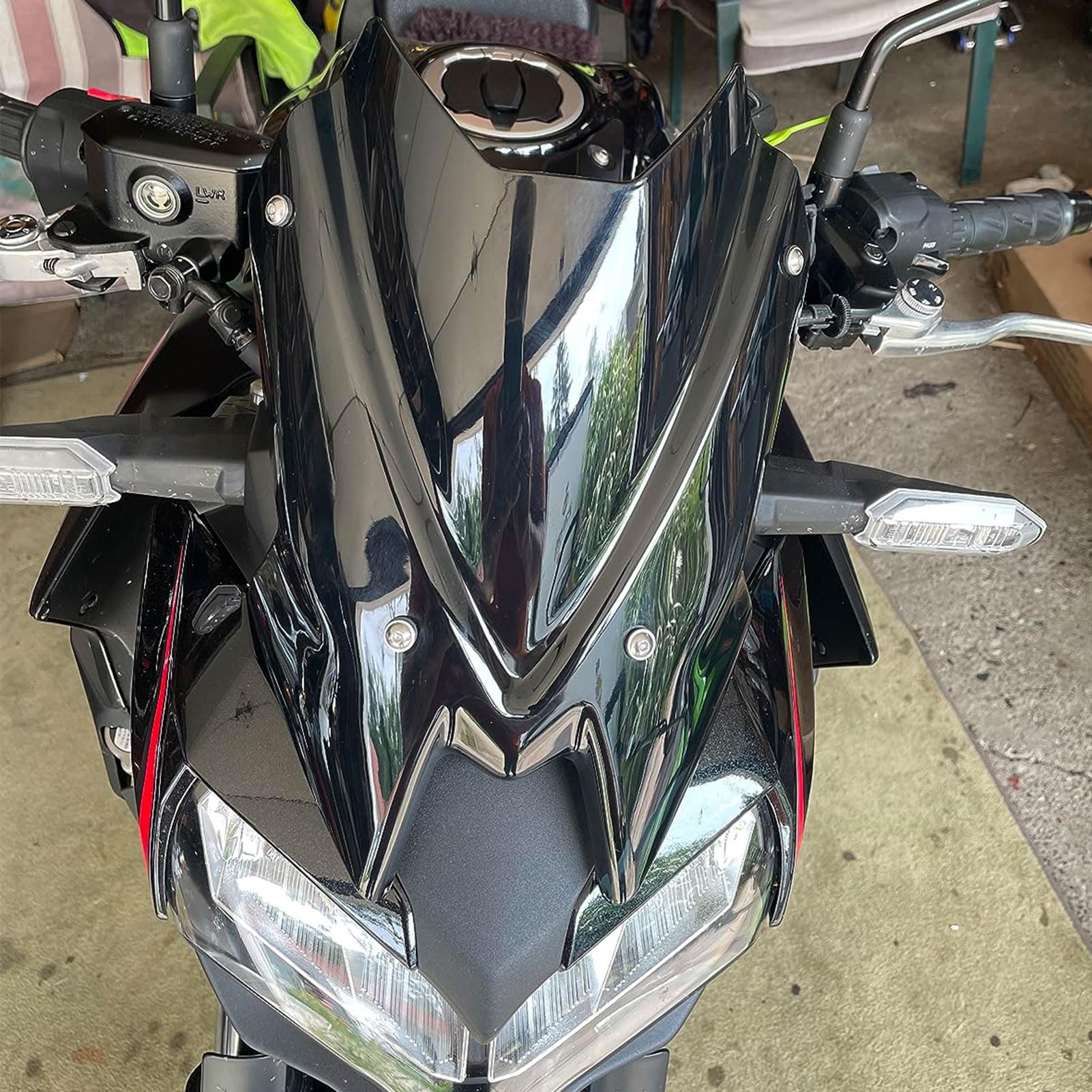 Motorcycle Front Screen Wind Shield Accessories For Kawasaki Z 900 2020 2021 2022 2023 Z650 Z - View #3