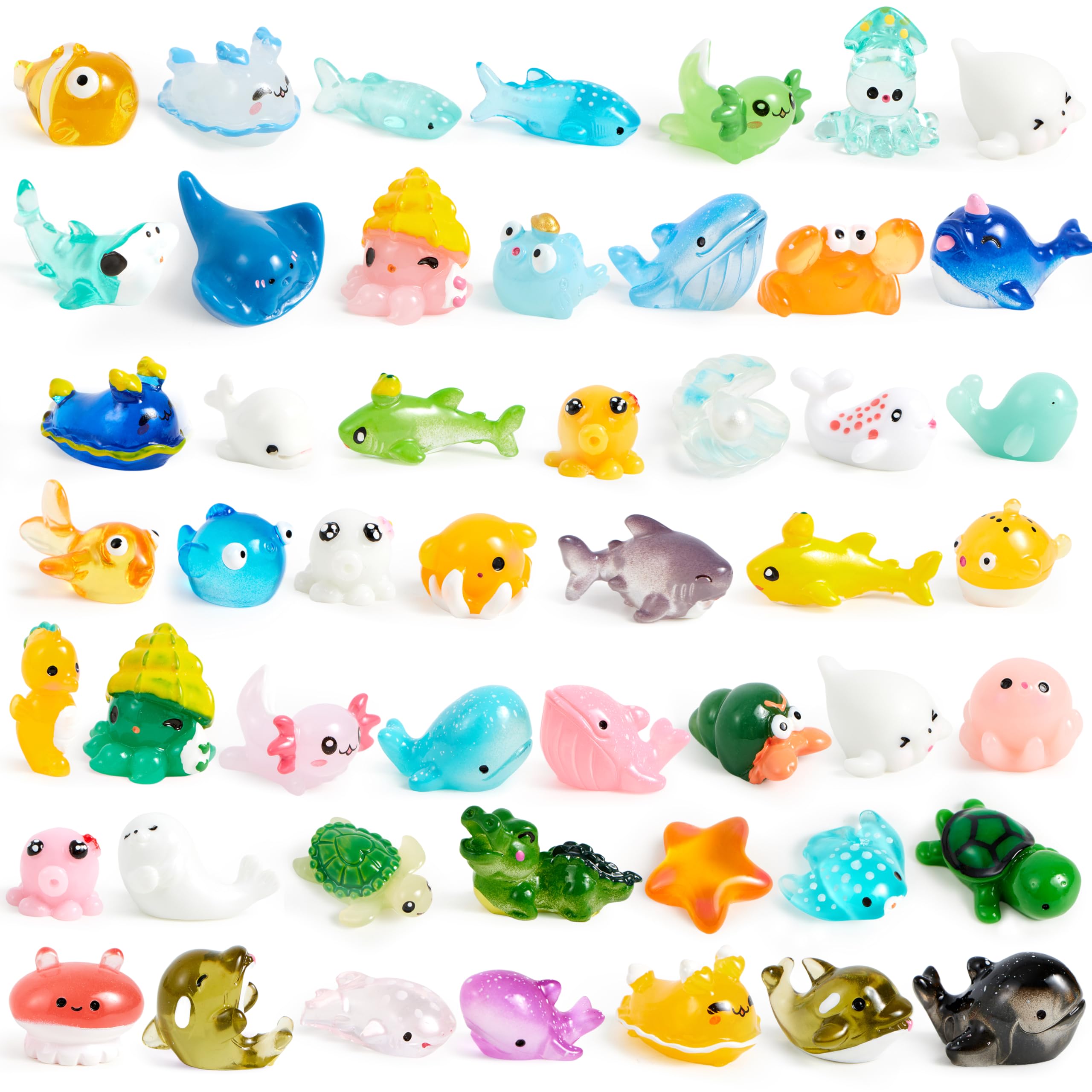 Amazon.com: JOYIN 50 Pcs Mini Ocean Resin Animals Figures, Mini