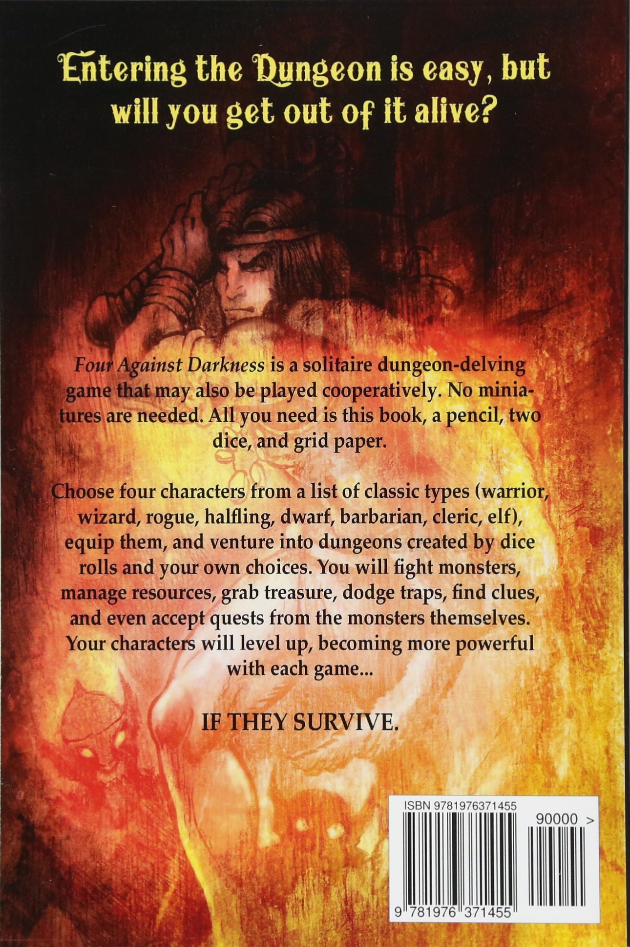 Four Against Darkness: A solitaire dungeon-delving pen-and-paper game: 1