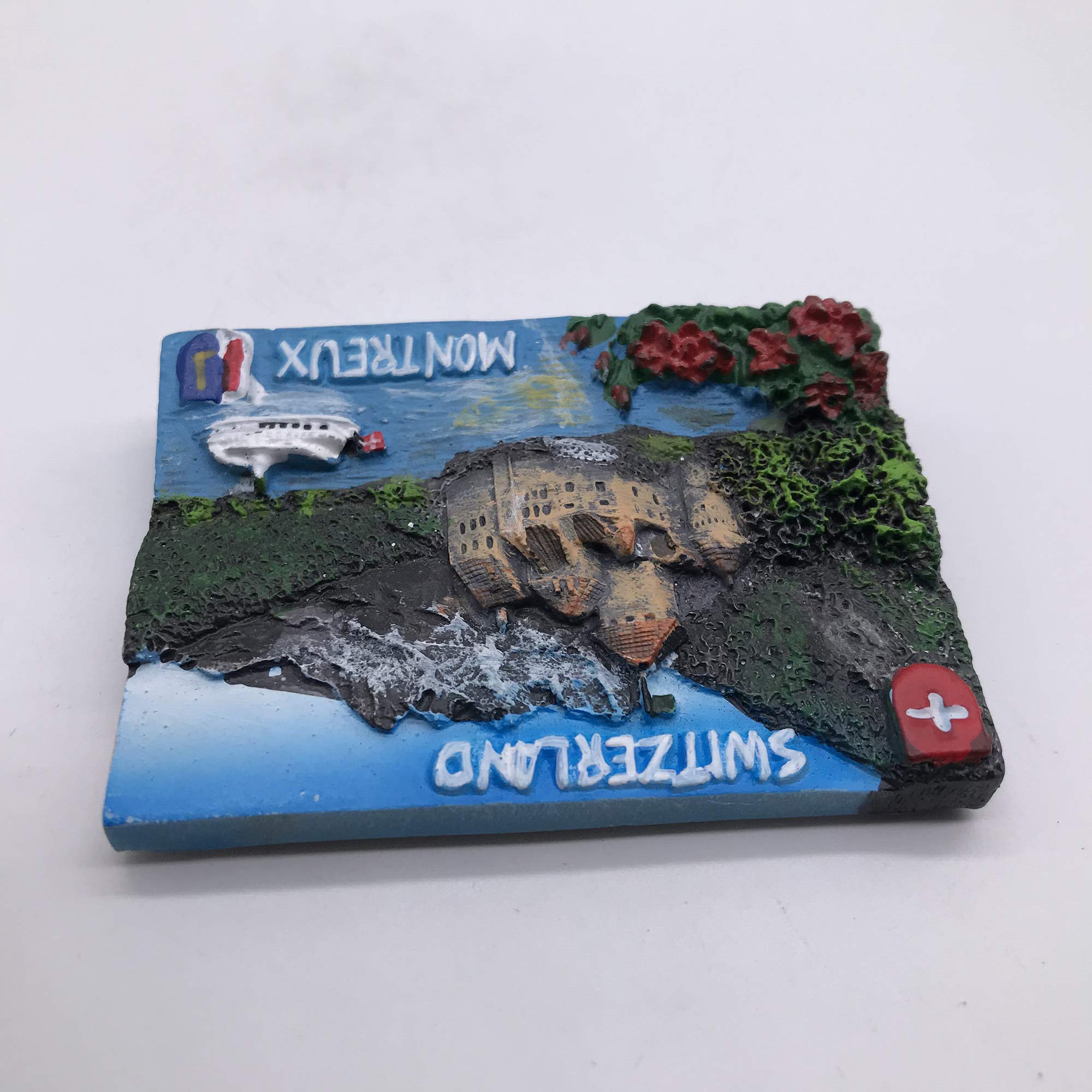 3D Garden Trail a Montreux, Svizzera Frigorifero Magnete Adesivi