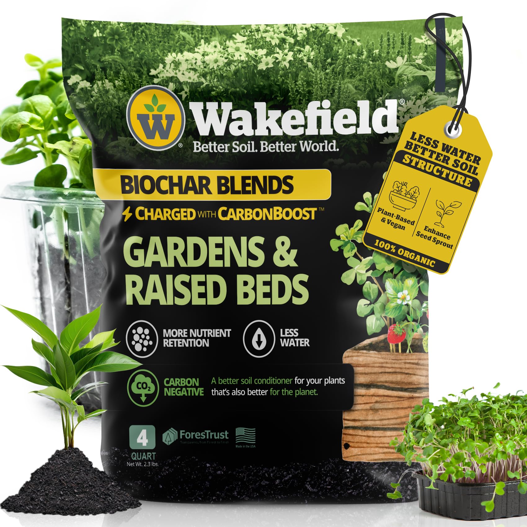 Wakefield Biochar Blend with CarbonBoost Technology