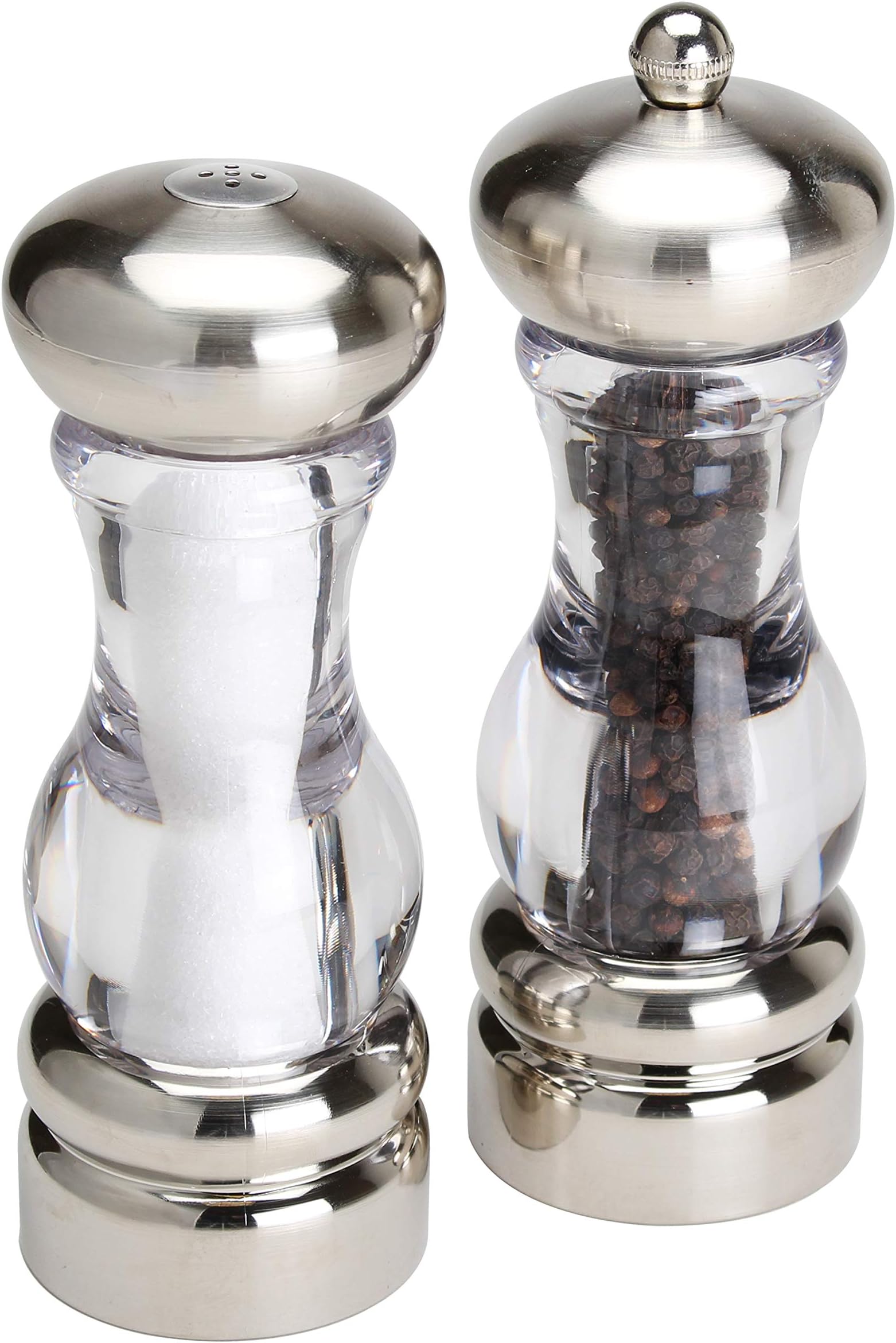 Olde Thompson Del Norte Peppermill and Salt Shaker Set