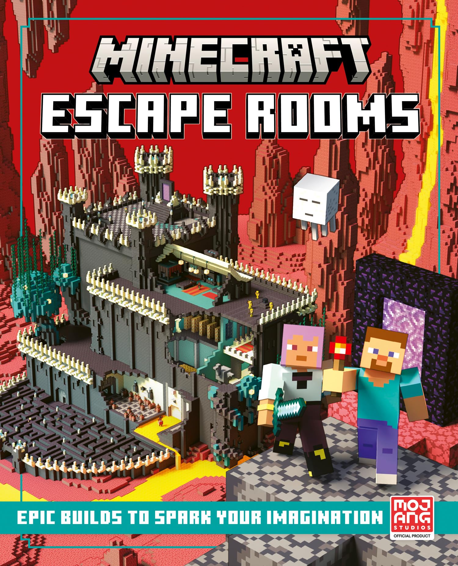 Minecraft Escape Rooms: Official illustrated creative guide with 13 big Minecraft escape room builds to create – new for Christmas 2025 and the