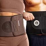 Waist Trimmer Belt Bundle for Men & Women – Sweat Band Waist Trainer Belt for a Toned Look - Reinforced Trim and Double Velcro (Silver & Cocoa, Large: 9” x 46”)