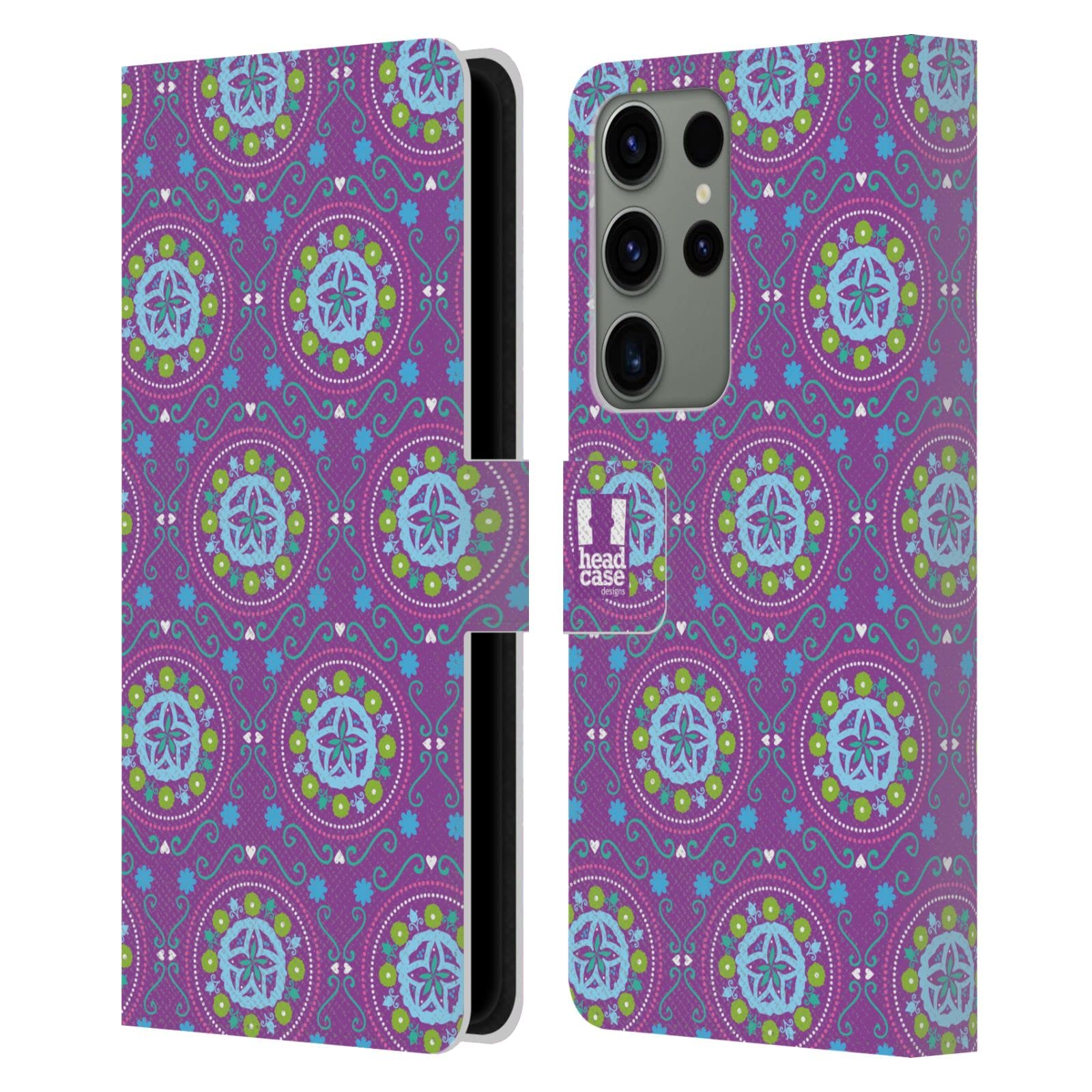 Funda cuero tipo libro Samsung S23 Ultra con ranura de tarjetas que soluciona el espacio del bolso 7