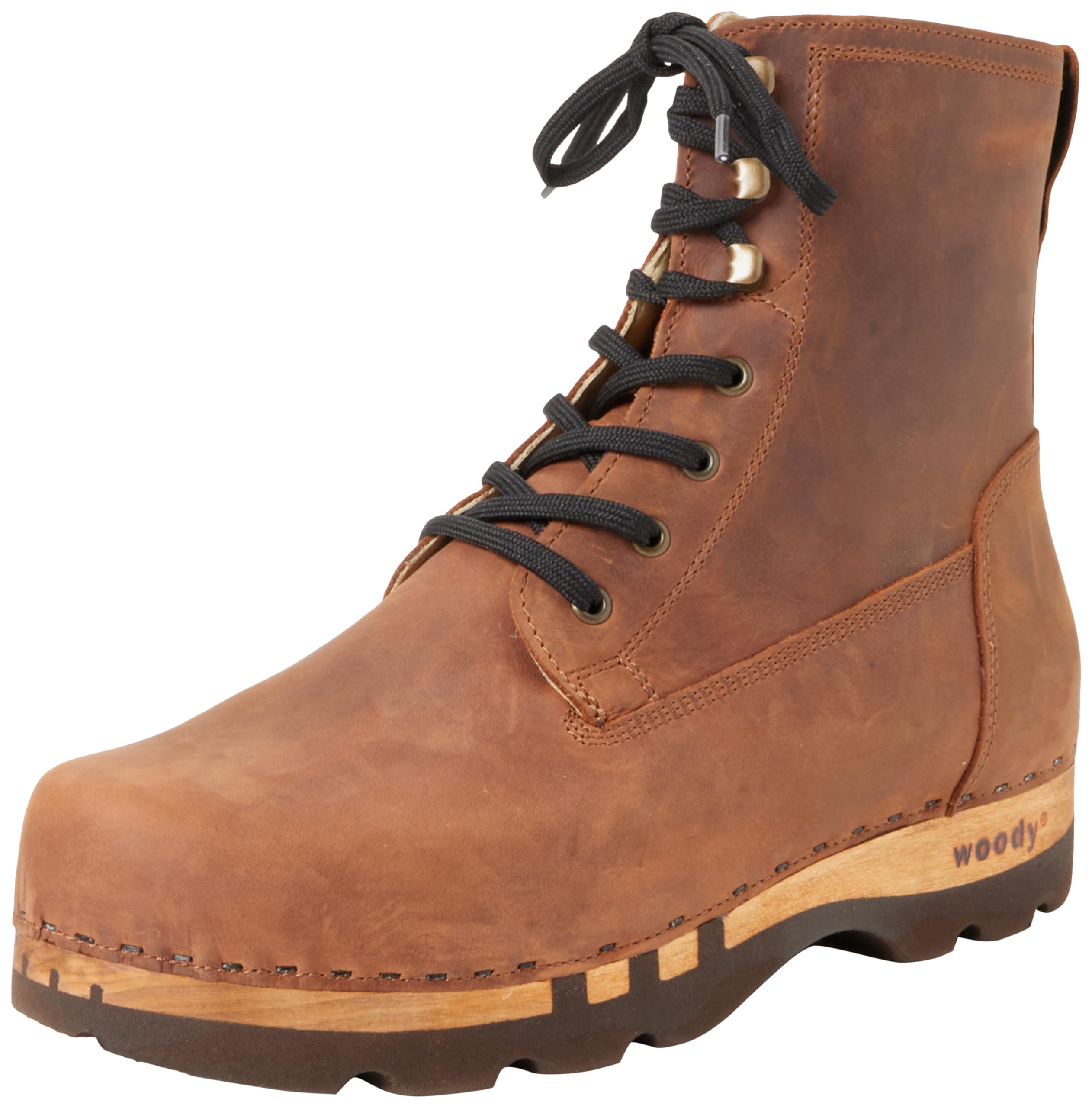 Woody Men's Paul Half Length Boots, Tobacco, 14.5 UK