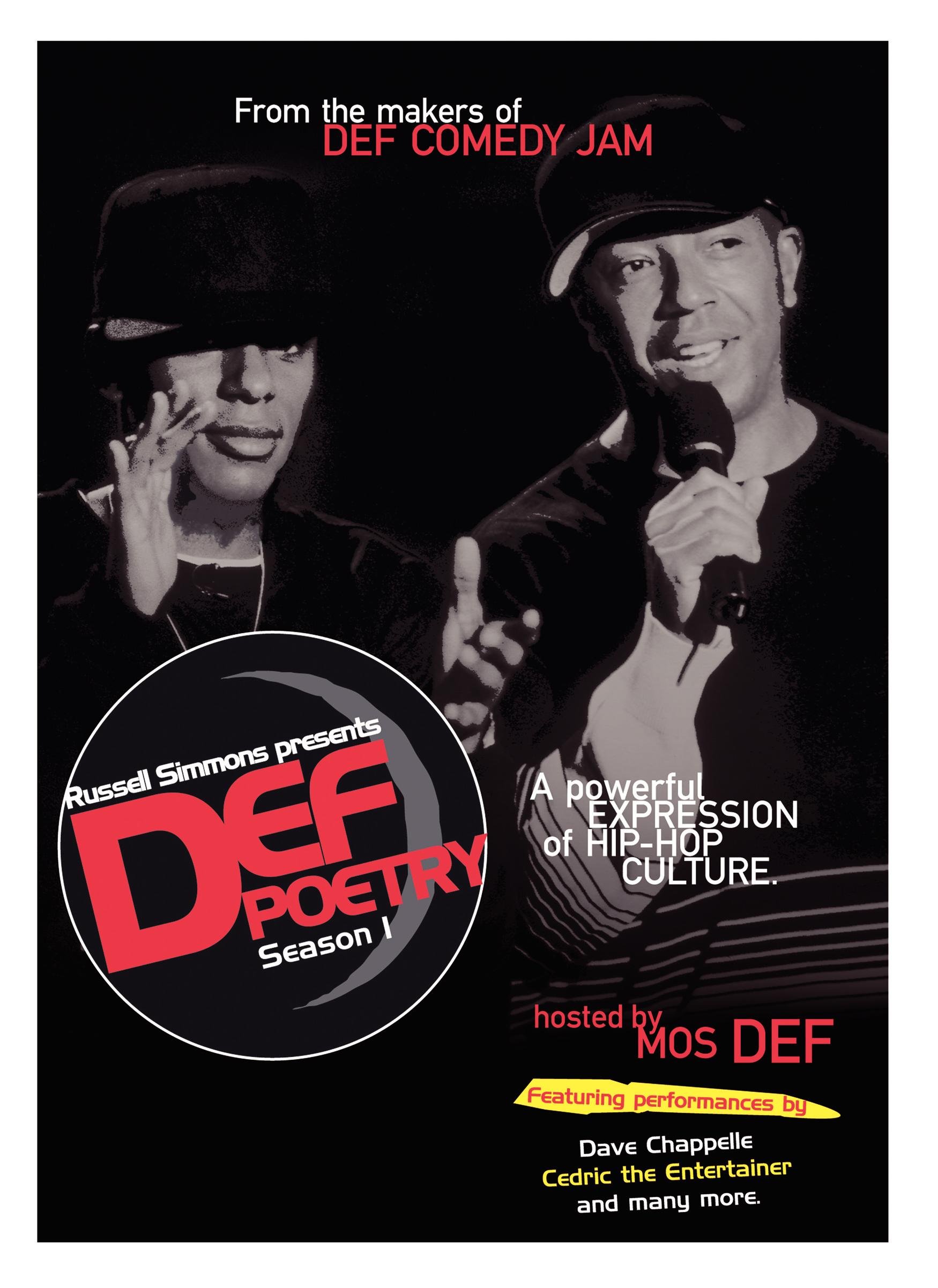 Def Poetry Season 1, siente la pasión de la poesía urbana con este DVD de Russell Simmons