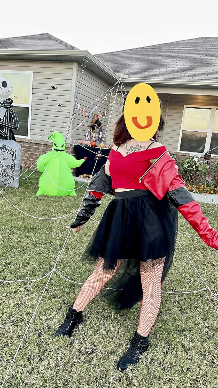 MisShow Women's Hi-Lo Long Tutu Tulle Bustle Skirt Elastic Waist Festival Party Skirt - Image 9