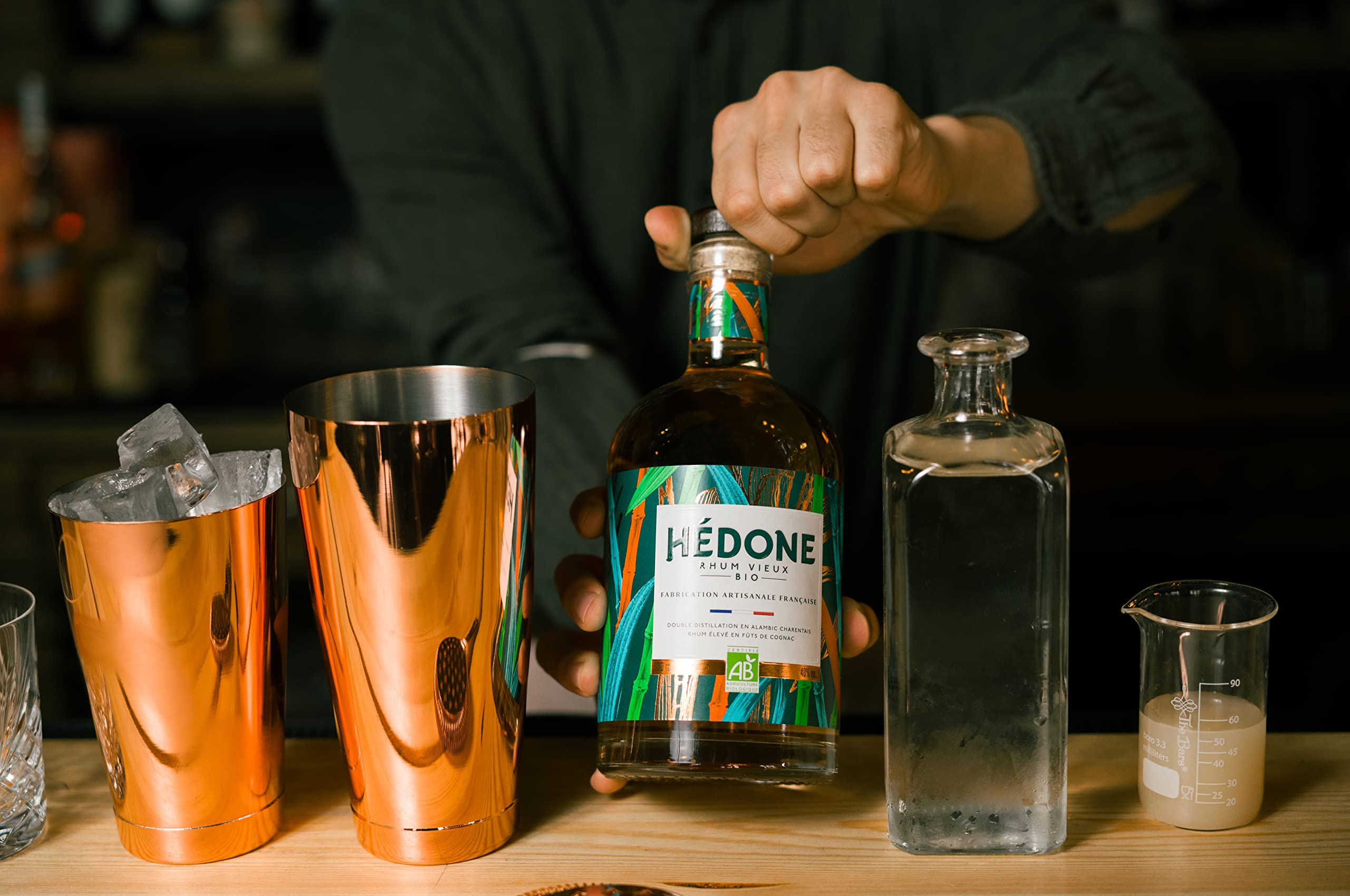 Hédone BIO Rhum Vieux Français 40° 70cl (Lot de 2)