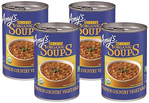 Miniatura 10 de Amys Sopa vegana sin gluten verduras orgánicas abundantes de campo 144 onzas