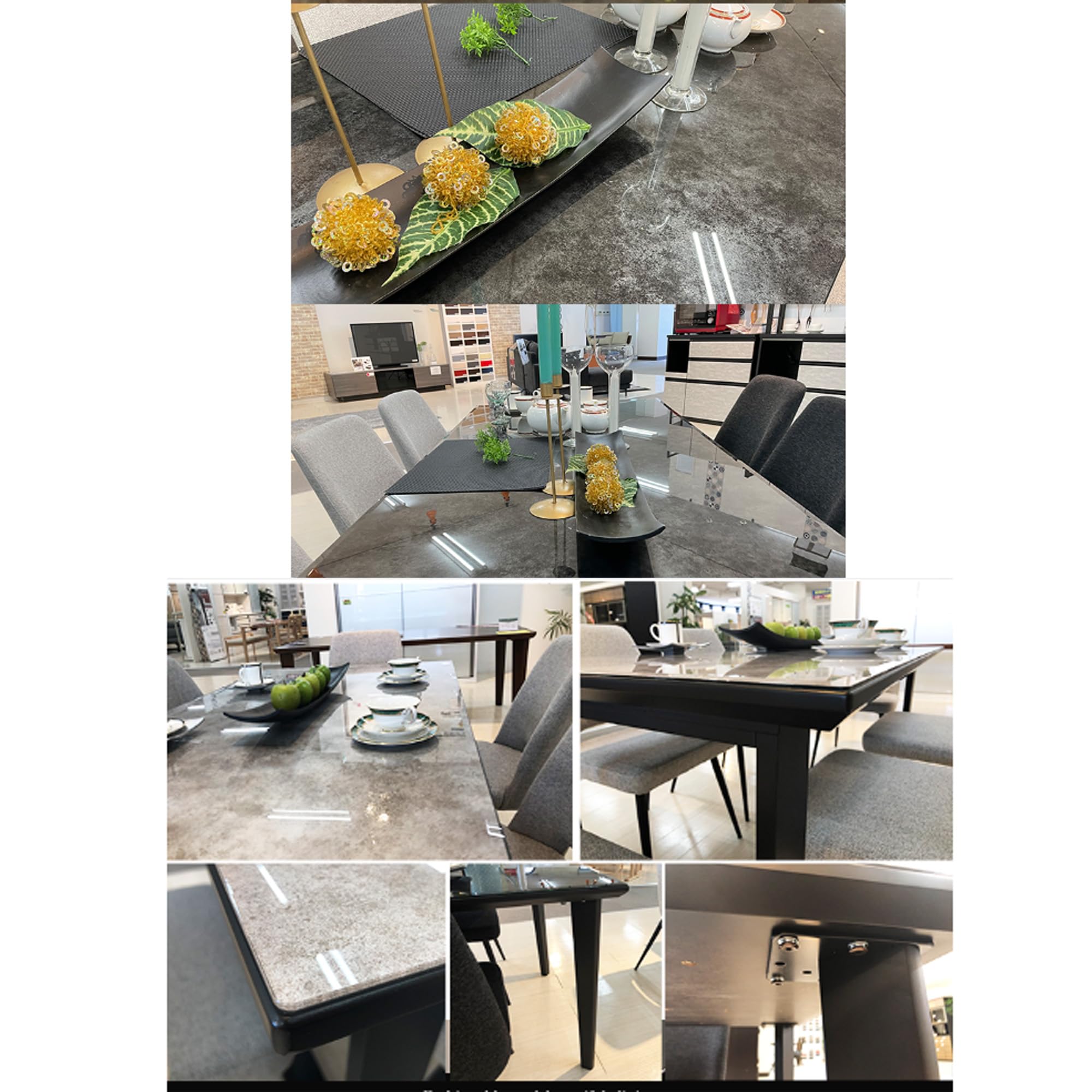 8人用ダイニンテーブル(ガラス)