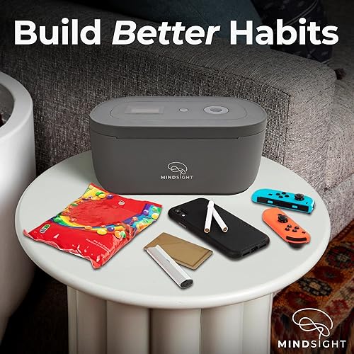 Miniatura 2 de Mindsight Caja de bloqueo cronometrada  Desenchufa de teléfonos, videojuegos, redes sociales, aperitivos y antojos  3 modos basados en la fuerza de