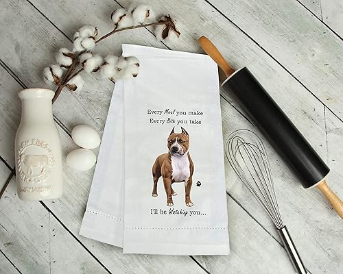 Miniatura 2 de E&S Imports Toalla de cocina Pit Bull - Suave altamente absorbente - Regalos Pit Bull - Toallas de cocina para lavar platos - Toallas de cocina -