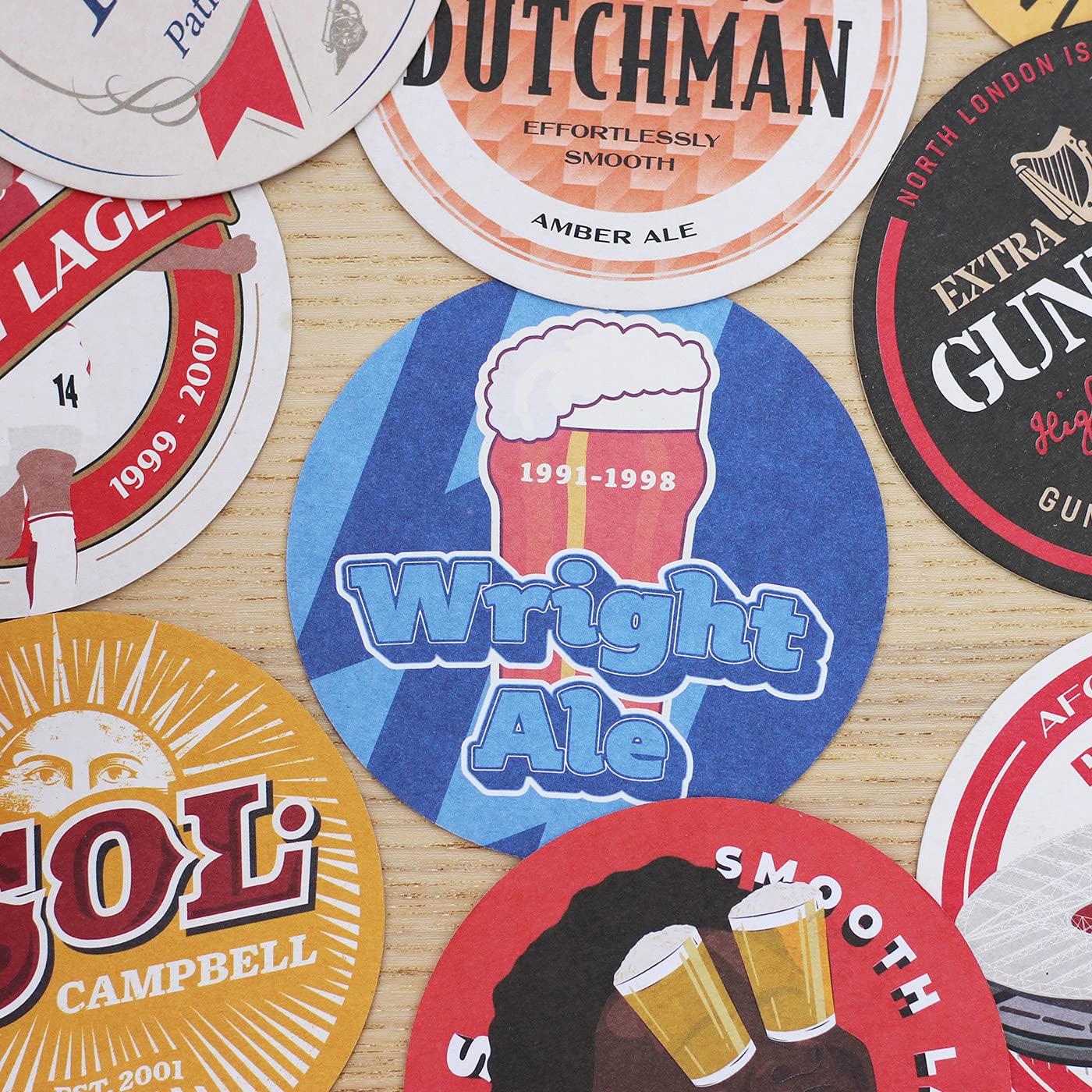 The Gunnery - Arsenal Legend Beer Mats | Arsenal FC Gift | - UK - View #4