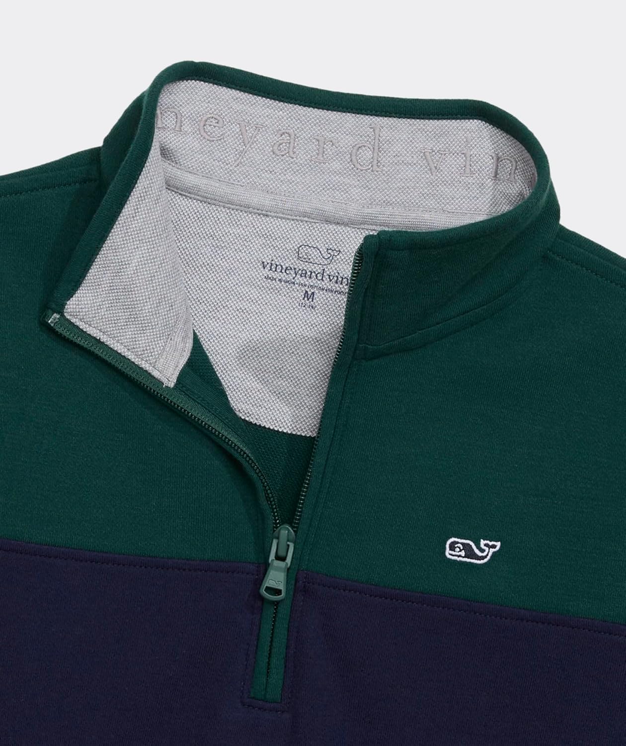 Vineyard Vines Boys Boys Tri-Color Blocked Saltwater Quarter-Zip - Image 3