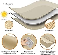 Vista 3 de NEXCOVER Funda para parrilla de gas para barbacoa, 60 pulgadas, impermeable, resistente, resistente a la decoloración y a la intemperie, se adapta a