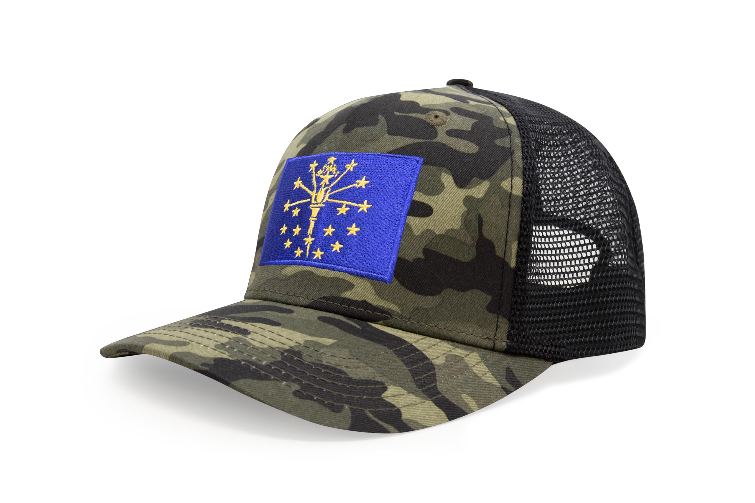 International Tie State Hat for Men and Women, Adjustable Snapback Trucker Baseball Cap with Embroidered Patch