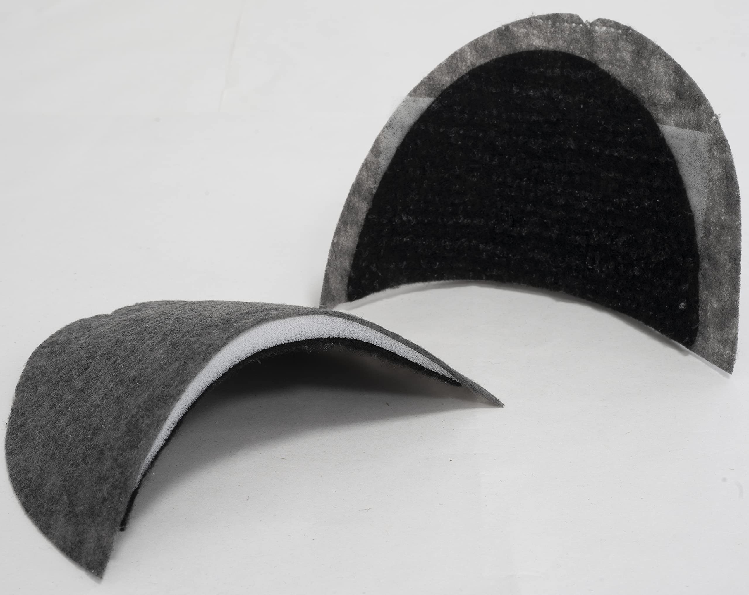 Épaulettes En Mousse Et Feutre - 210x120x9 Mm, Blanc, Pour Renforcer La Carrure Des Vestes Et Manteaux