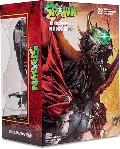 Miniatura 7 de McFarlane Toys - Figura de acción de King Spawn & Demon Minions de 7 pulgadas