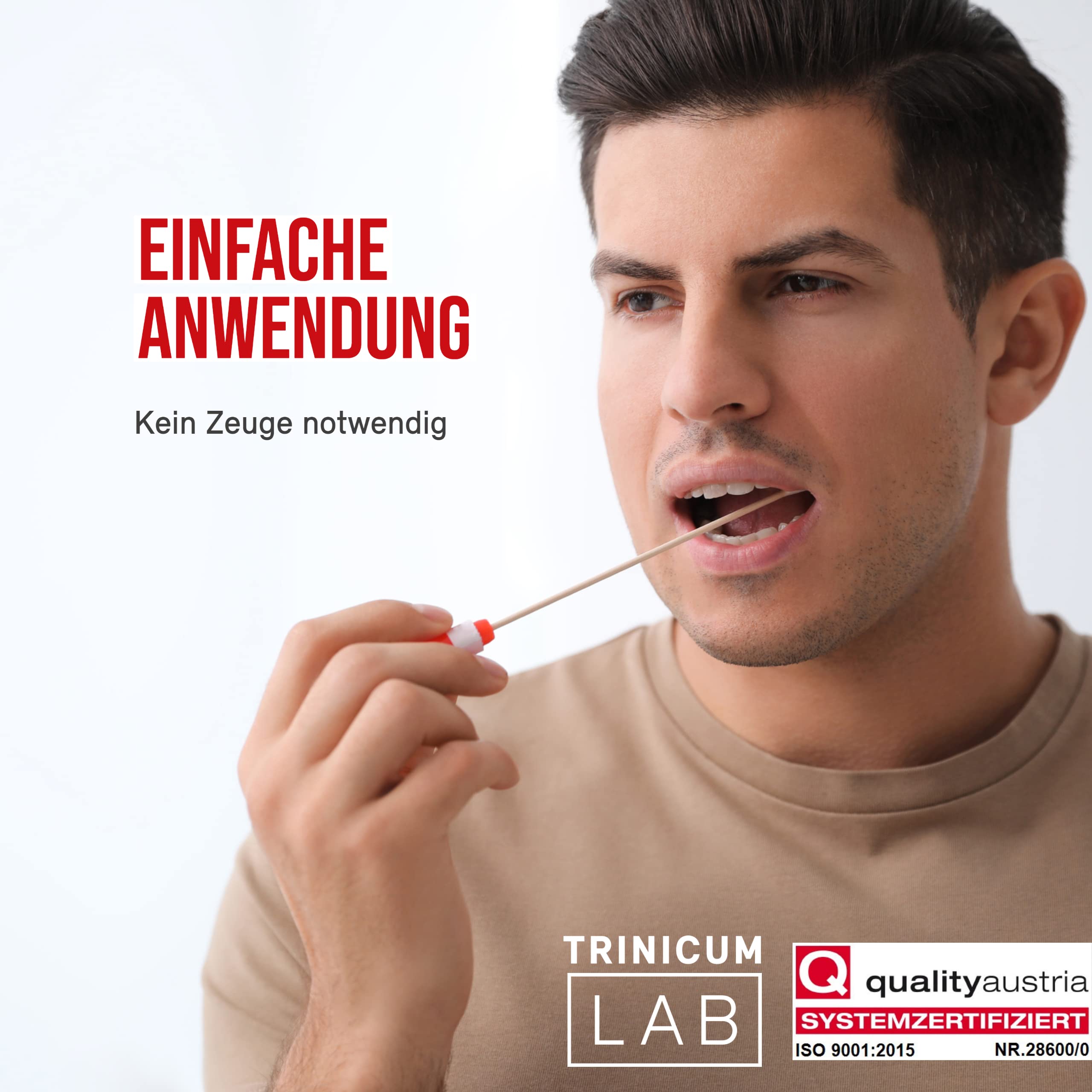 Test di paternità DNA padre figlio con analisi di laboratorio | kit test a domicilio per 2 persone | prelievo saliva, online e senza documenti | risultato discreto e affidabile