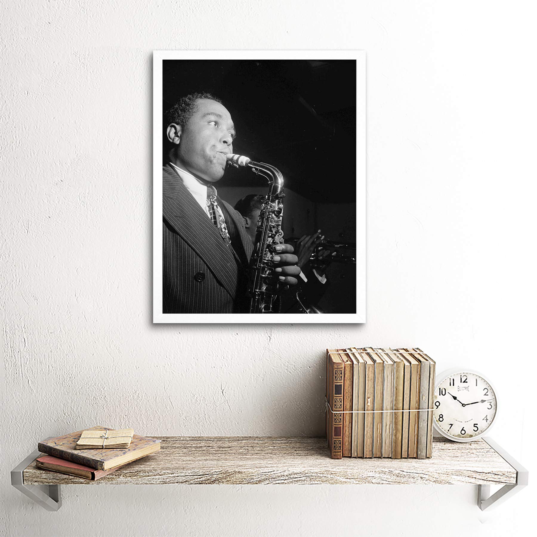 スペシャル ヴィンテージ！チャーリー パーカー JAZZ ジャズ ポスター（額付 Amazon.co.jp: Vintage Charlie Parker Jazz Music Saxophone Legend