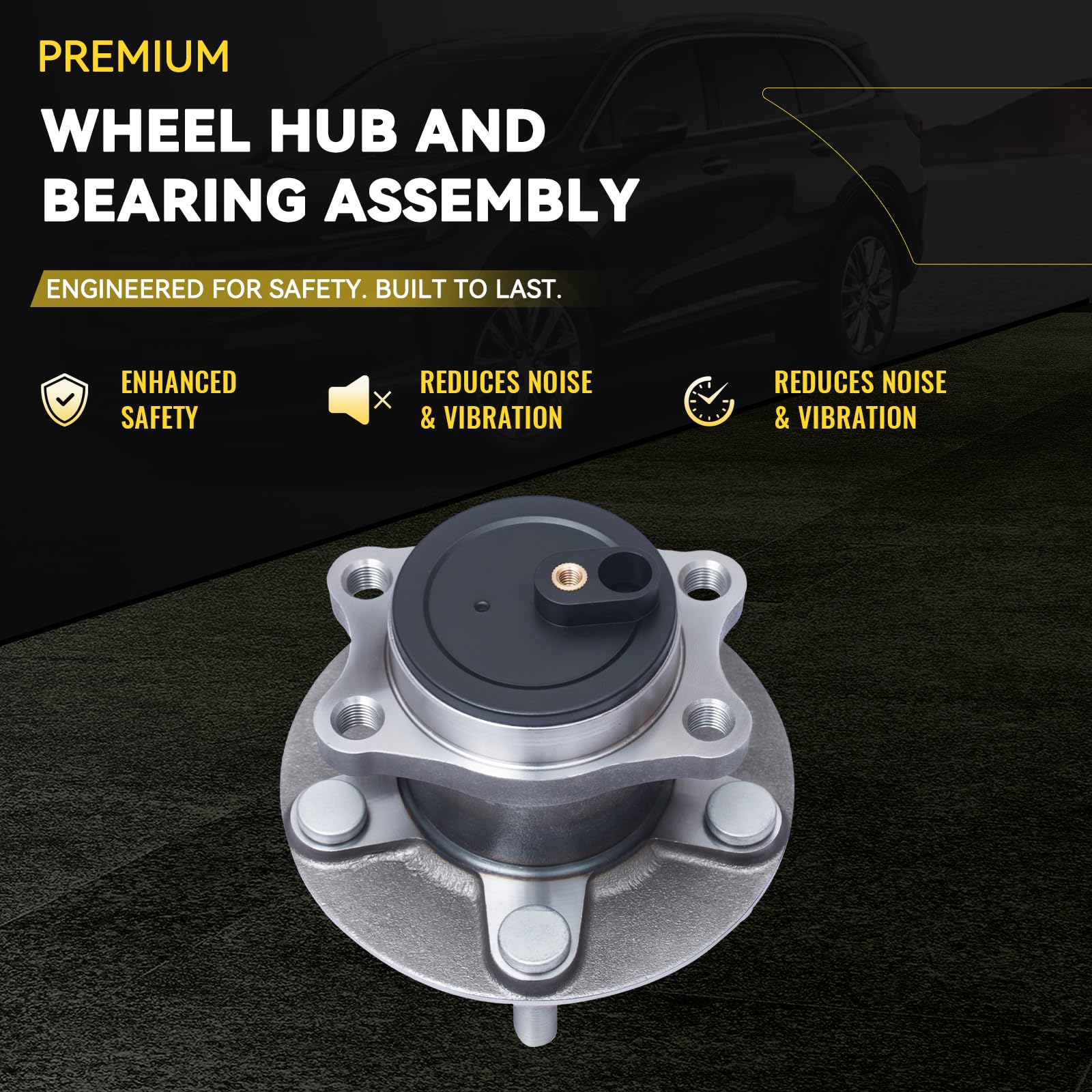 Amazon.com: TUCAREST 512332 (for FWD w/4-wheel ABS) Rear Wheel