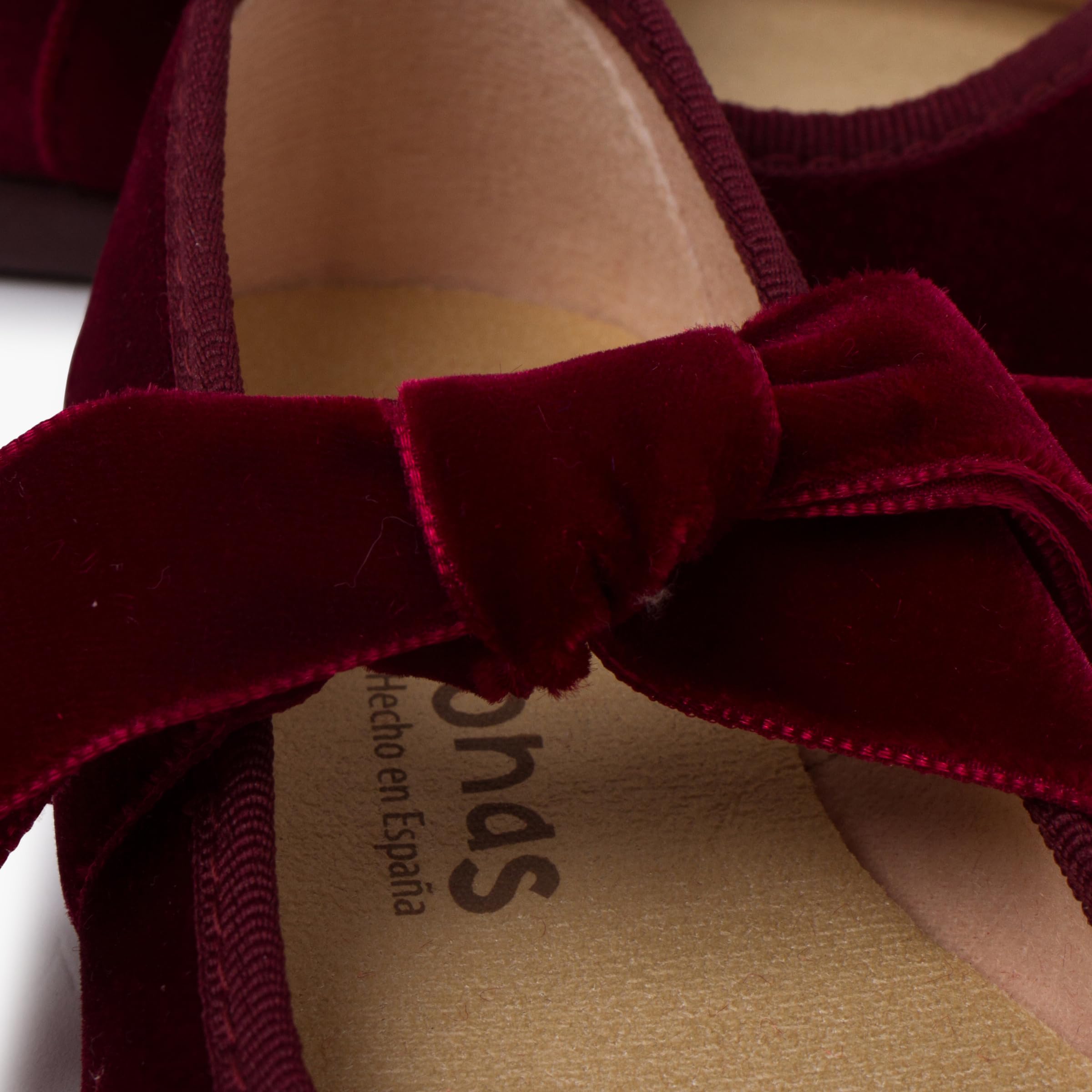 Pisamonas Ballerine con Cinturino Fiocco Velluto