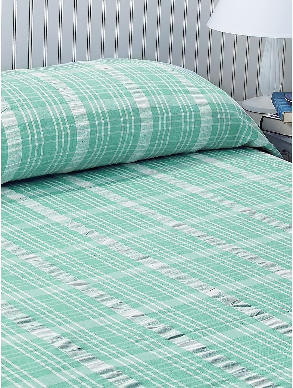 The Vermont Country Store Home Plaid Seersucker Cotton