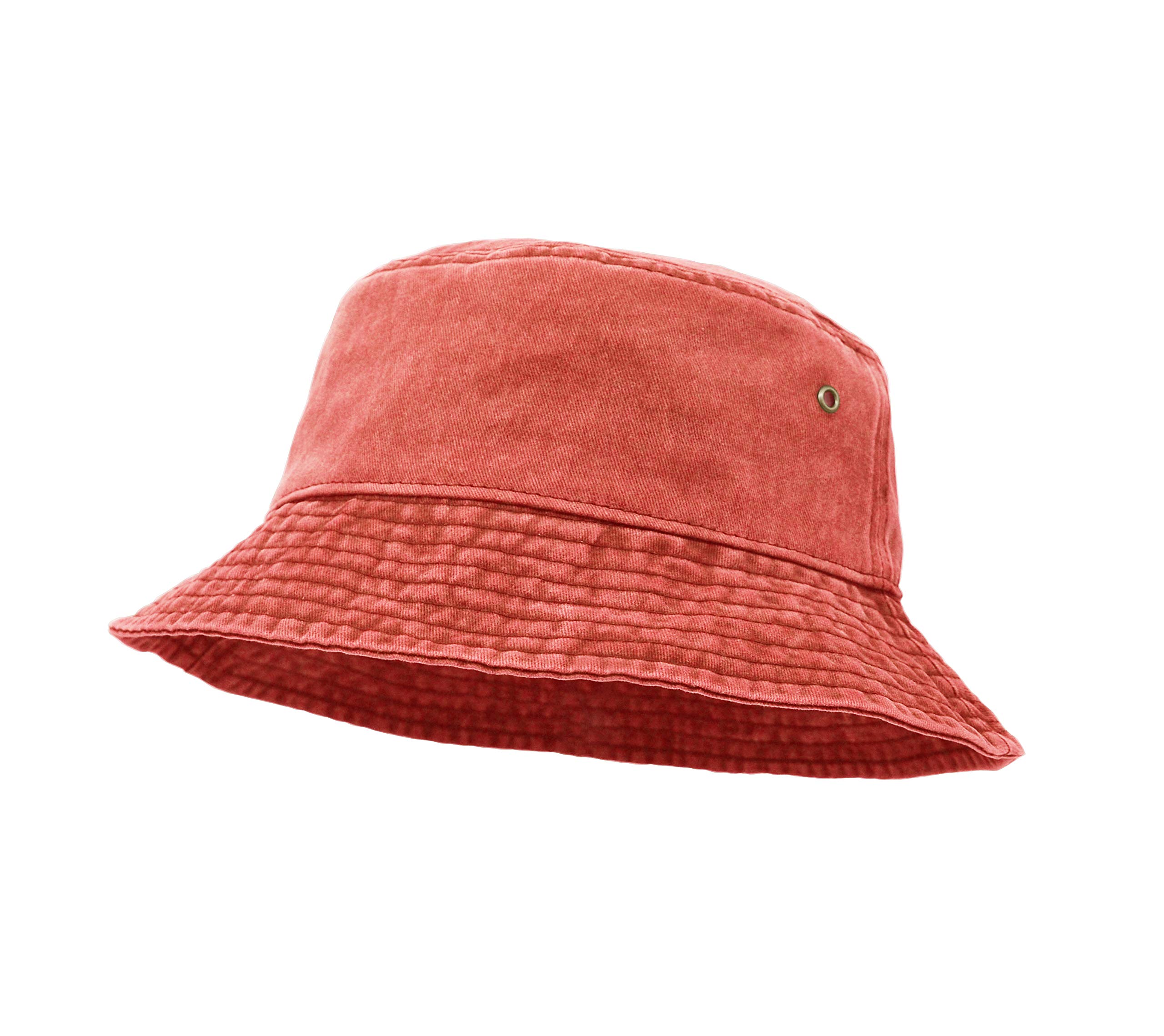 UltraKey Sombrero de Pescador, ala Ancha de algodón Vaquero lavado, Sombrero para el Sol al Aire Libre, Gorra Plana para Pesca, Senderismo, Deportes de Playa