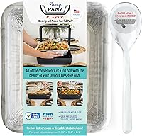 Vista 12 de Fancy Panz Classic Sartén, viste y protege tu sartén de aluminio, hecha en EE. UU., de tamaño medio, sartén de aluminio y cuchara incluidos, comida