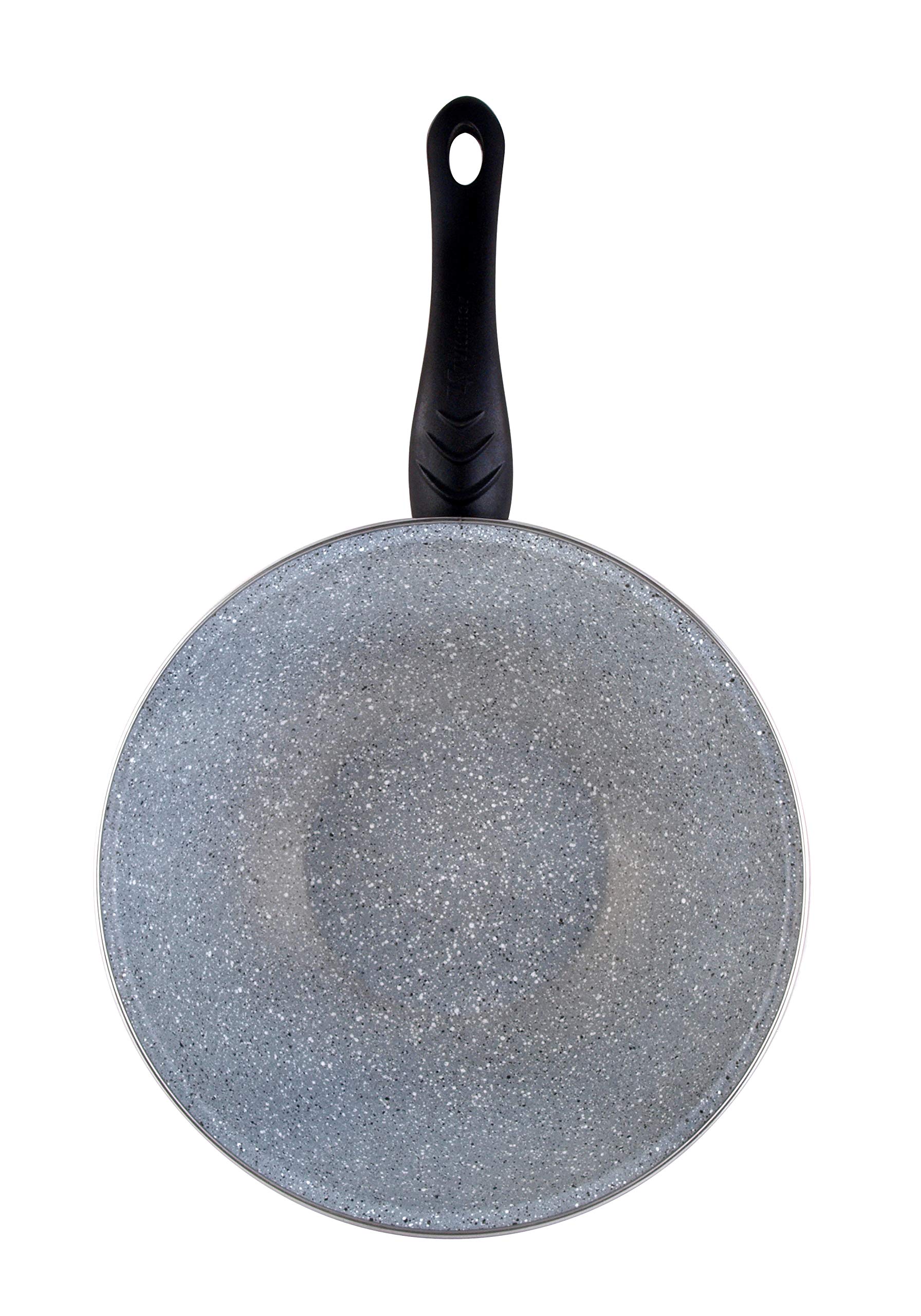 Vitrificados Del Norte Megafesa Dolomiti - Wok, rivestimento antiaderente, diametro 28 cm, color grigio marengo