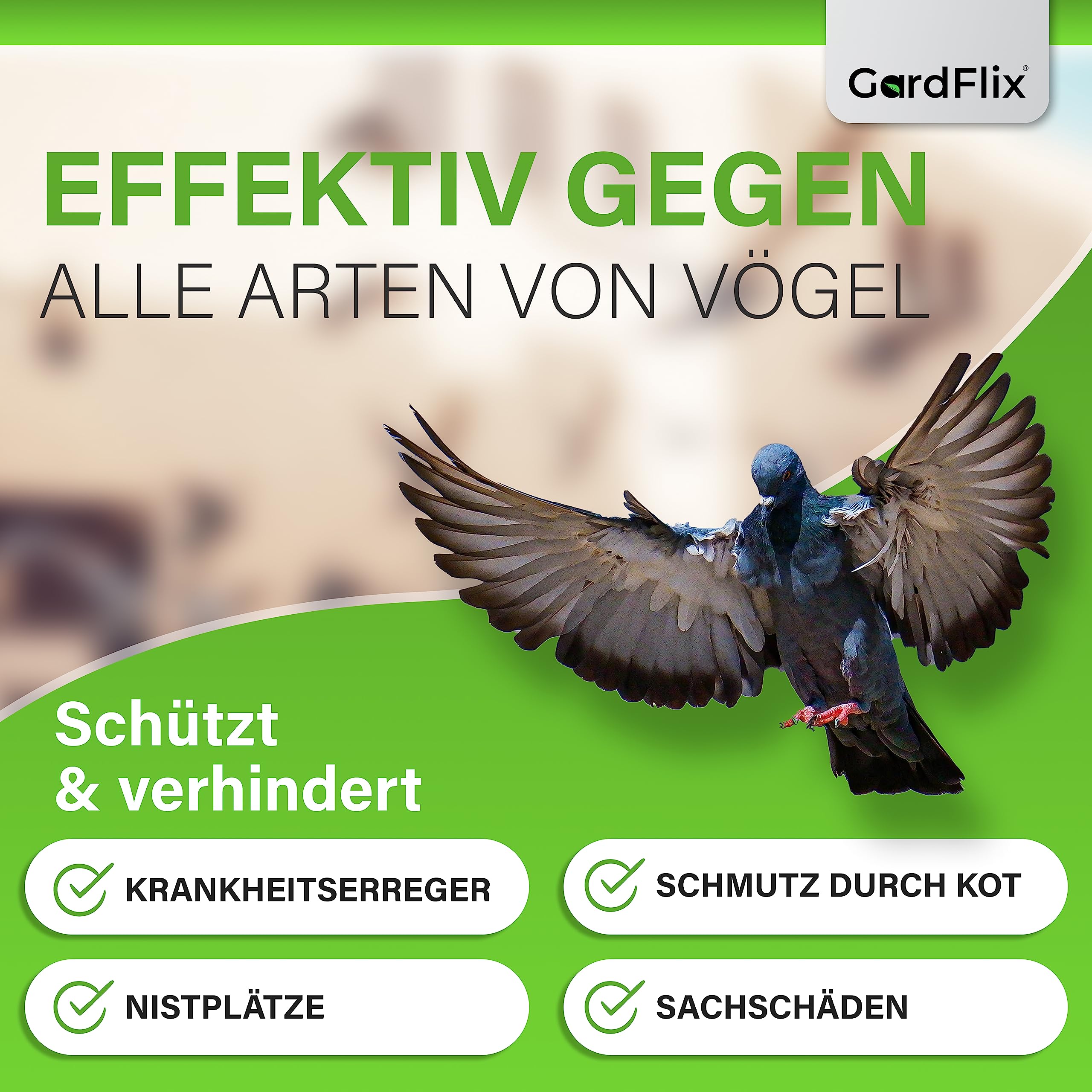 Vogelabwehr Spikes Edelstahl 3m | Taubenabwehr Spikes Taubenschreck Langlebig & Robust 3-5 Reihig | Edelstahl Vogelabwehr gegen Krankheiten & Vogeldreck & Nisten | Vogelschreck Abwehr (4-Reihig 15m)