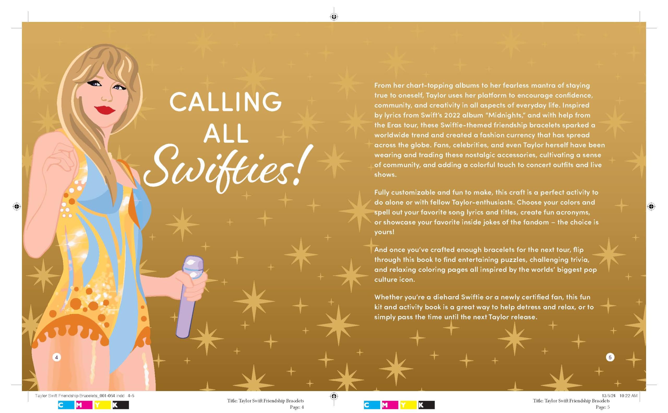 Unofficial Taylor Swift Friendship Bracelet Kit: Design and Customize the Best Swiftie Inspired Bracelets to Wear and Trade - Includes: Over 1,000 Beads, Project & Activity Book, Elastic Jewelry Cord - Image 2