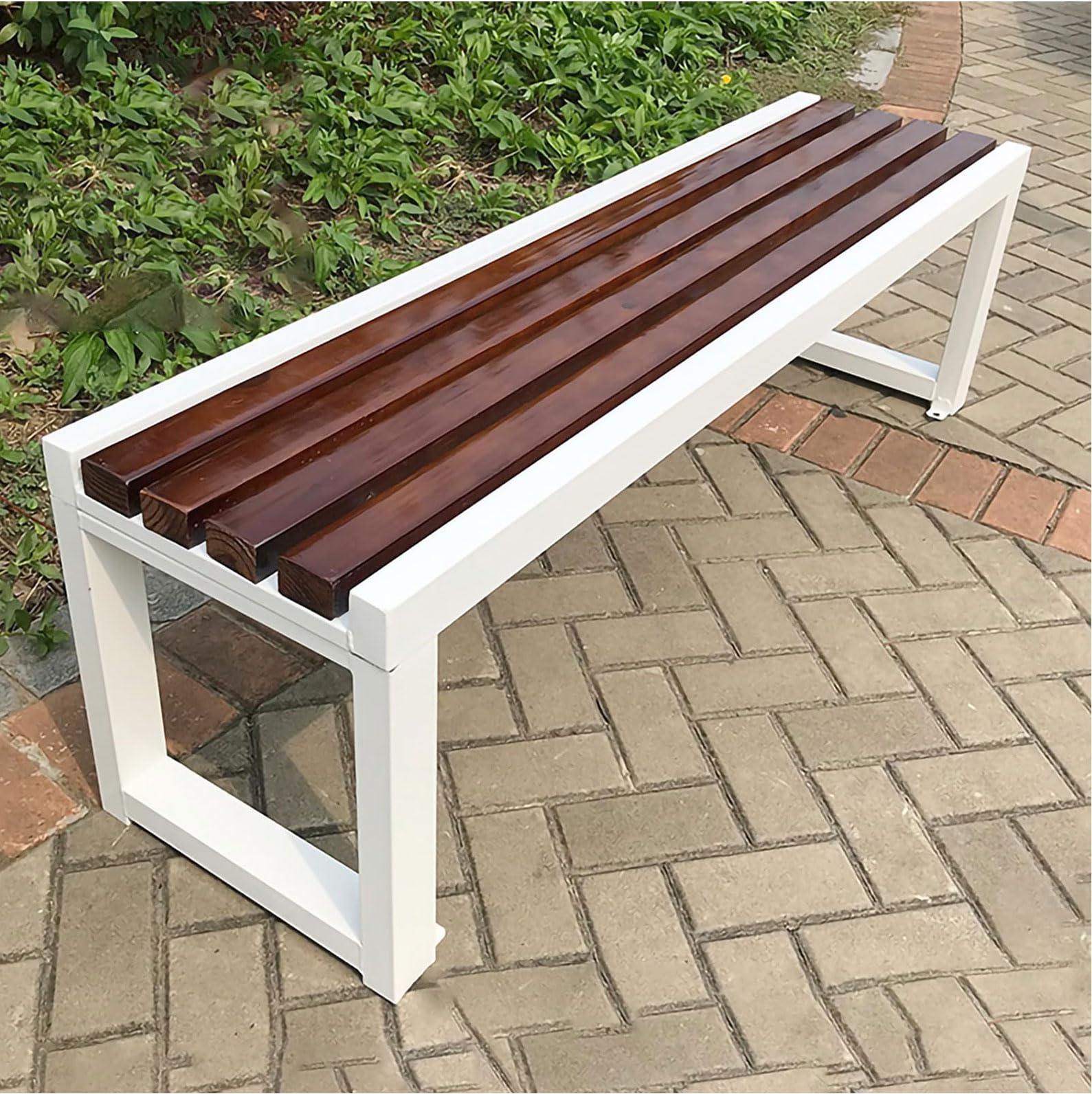 Banc de jardin 3 places ultra résistant 300 kg en bois massif