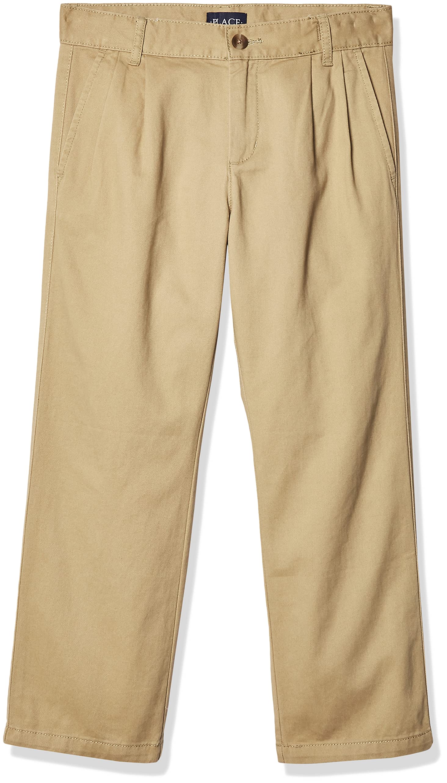 The Children's Place Chino Pants, Pleated Front Pantalones de Uniforme Escolar para Niños